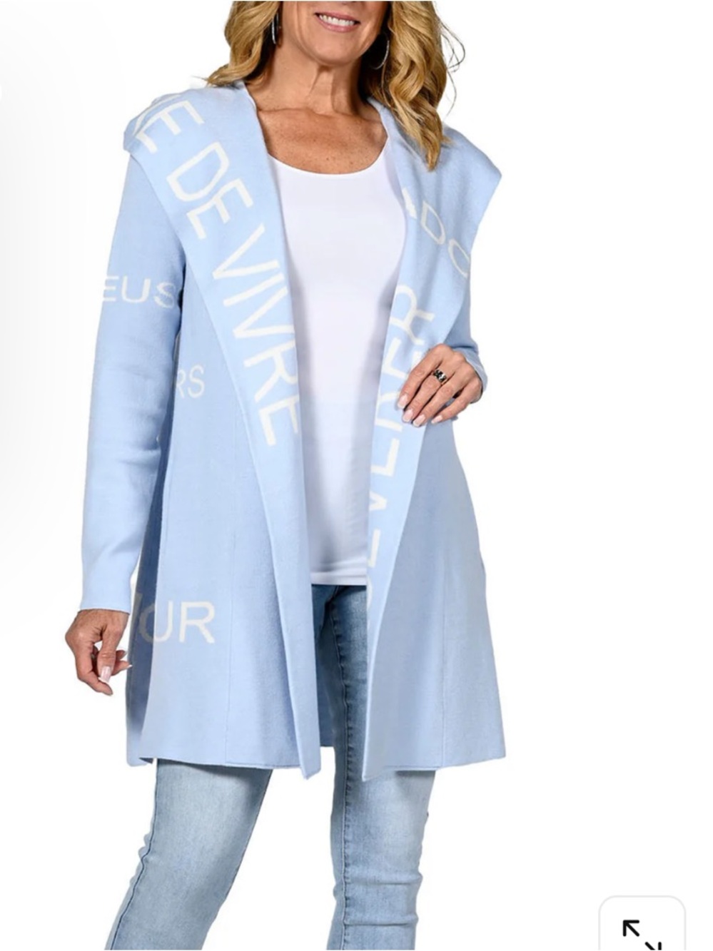 Frank Lyman Cover-Up in Light Blue